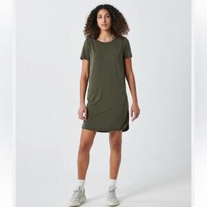 Minimum Larah  Short Tshirt Dress - Green - Small